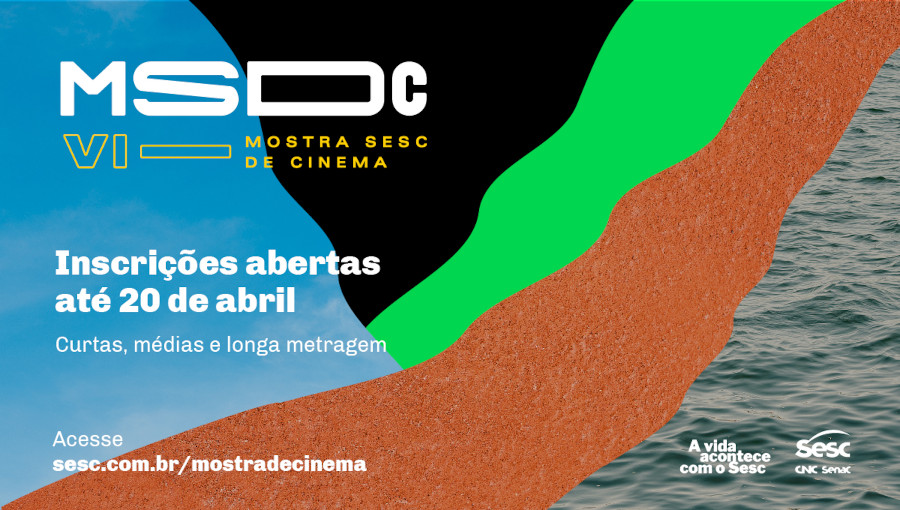 Inscrições para a Mostra Sesc de Cinema vão até o dia 20 de abril