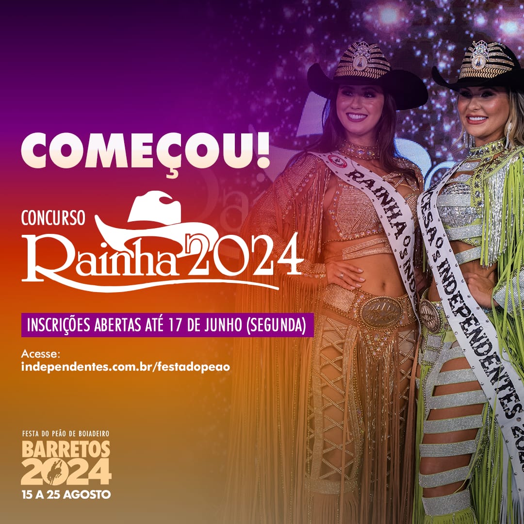 Concurso para Rainha da Festa do Peão de Barretos tem inscrições abertas